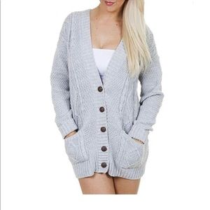 BooHoo Oversized Cardigan